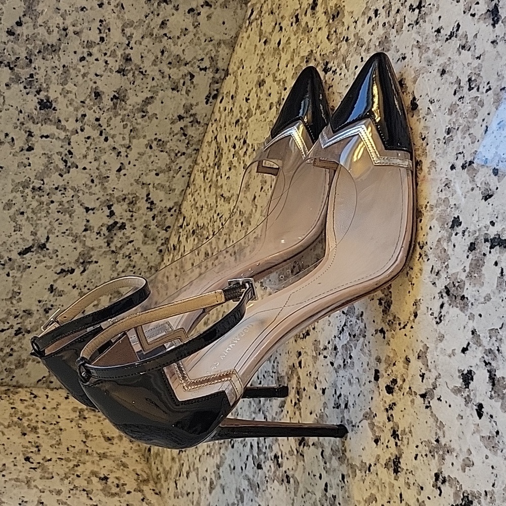 Nicholas Kirkwood patent clear pumps EU sz 40